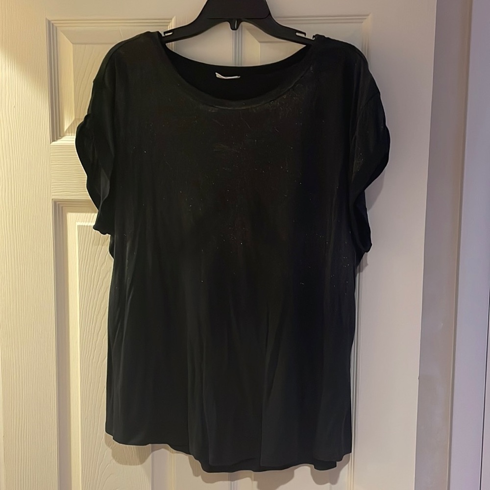 Abound black t shirt with gold specks in size XL
